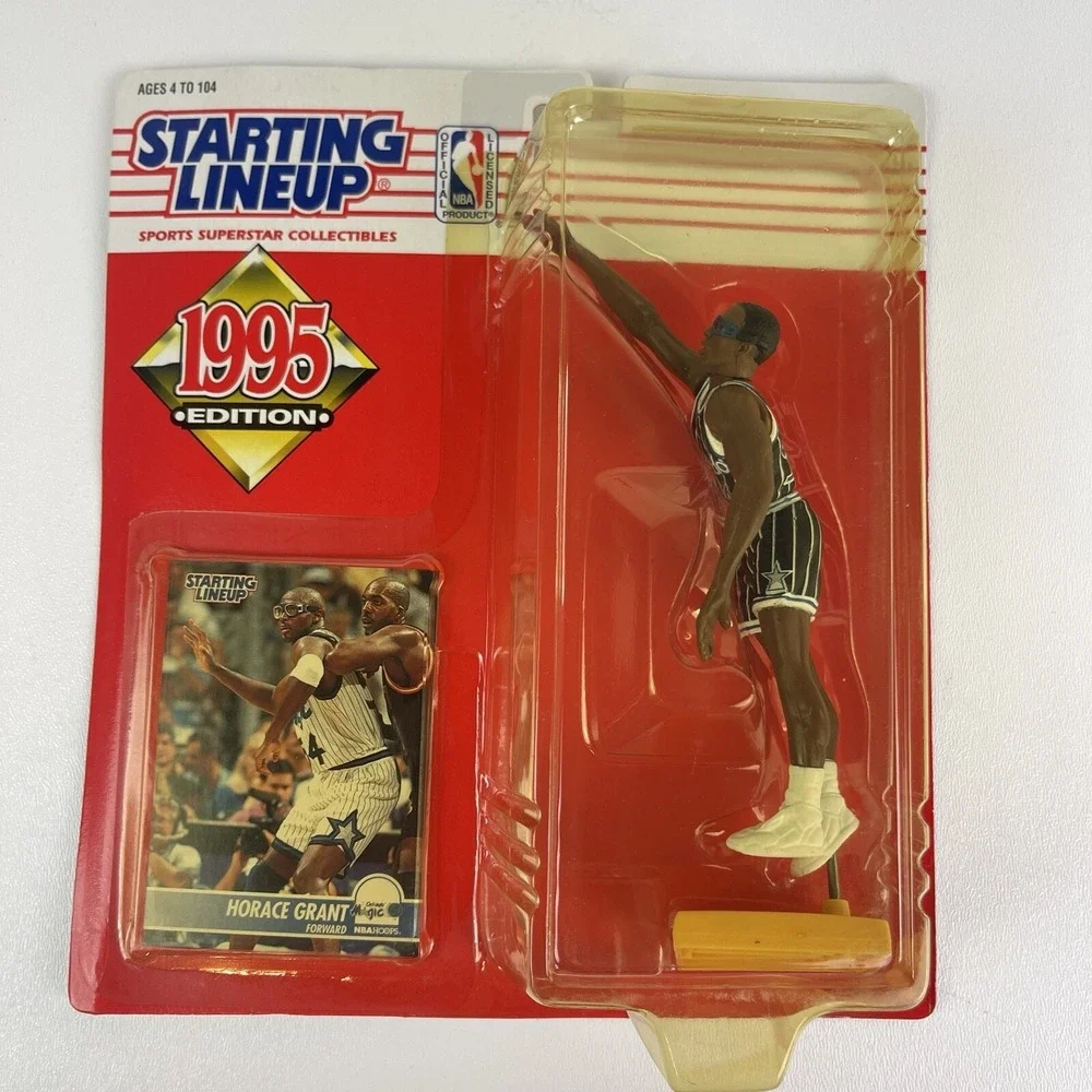 Starting Lineup 1995 Kenner NBA Orlando Magic Horace Grant Basketball Card